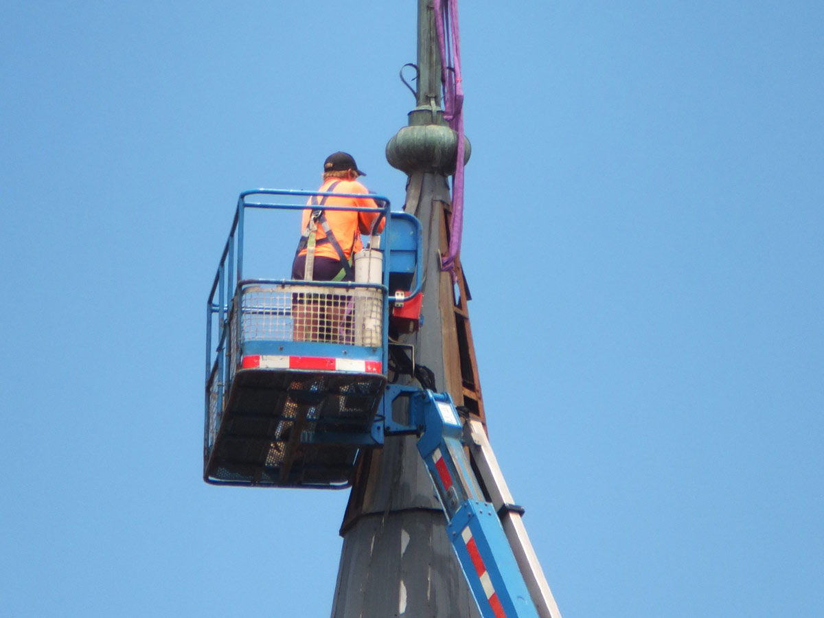 PCR, Insurance, Insurance Claims, Young Parish, rebuilding, new structure, bell tower